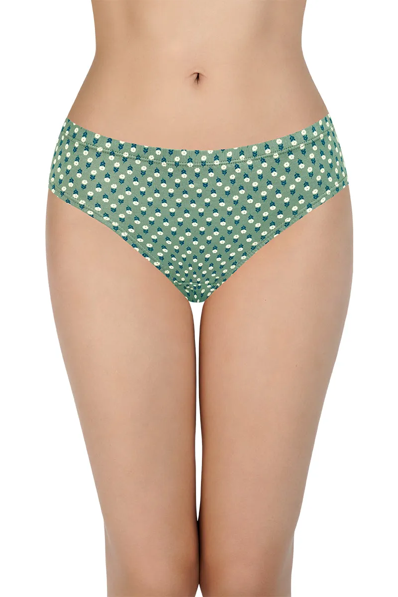 100% Cotton Bikini Panty Pack (Pack of 3) - D006 - Multi