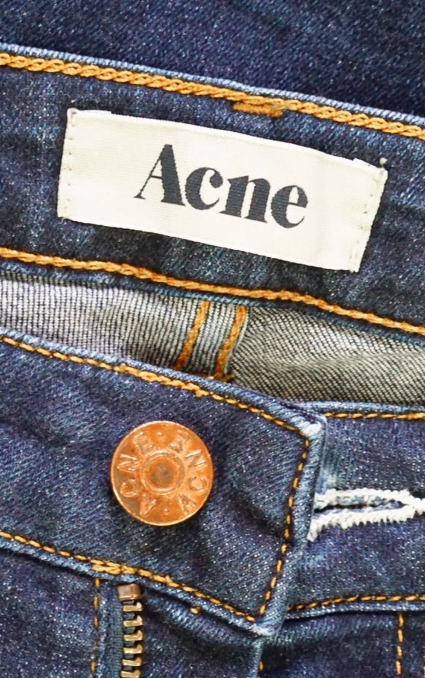 ACNE STUDIOS High Waisted Skinny Jeans