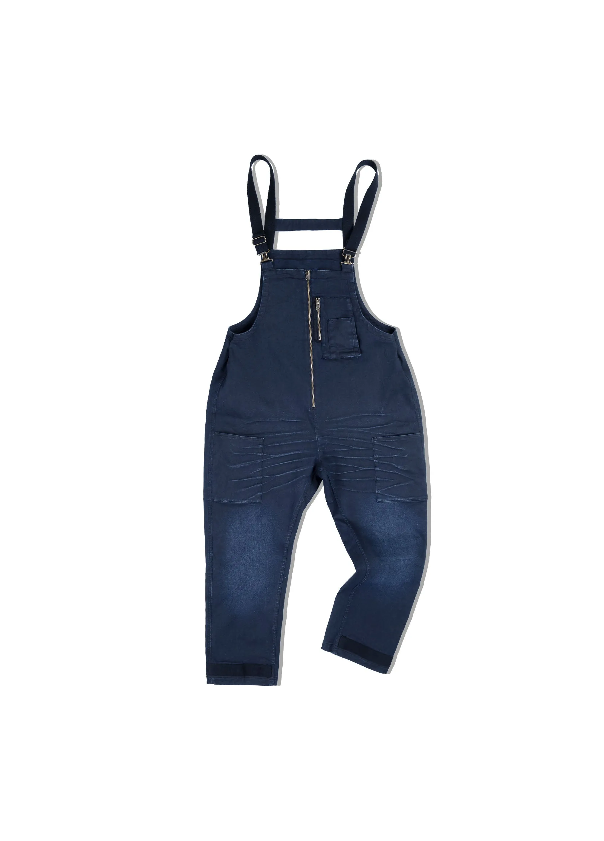 American Denim Deck Cat Whiskers Straight Men's Overalls
