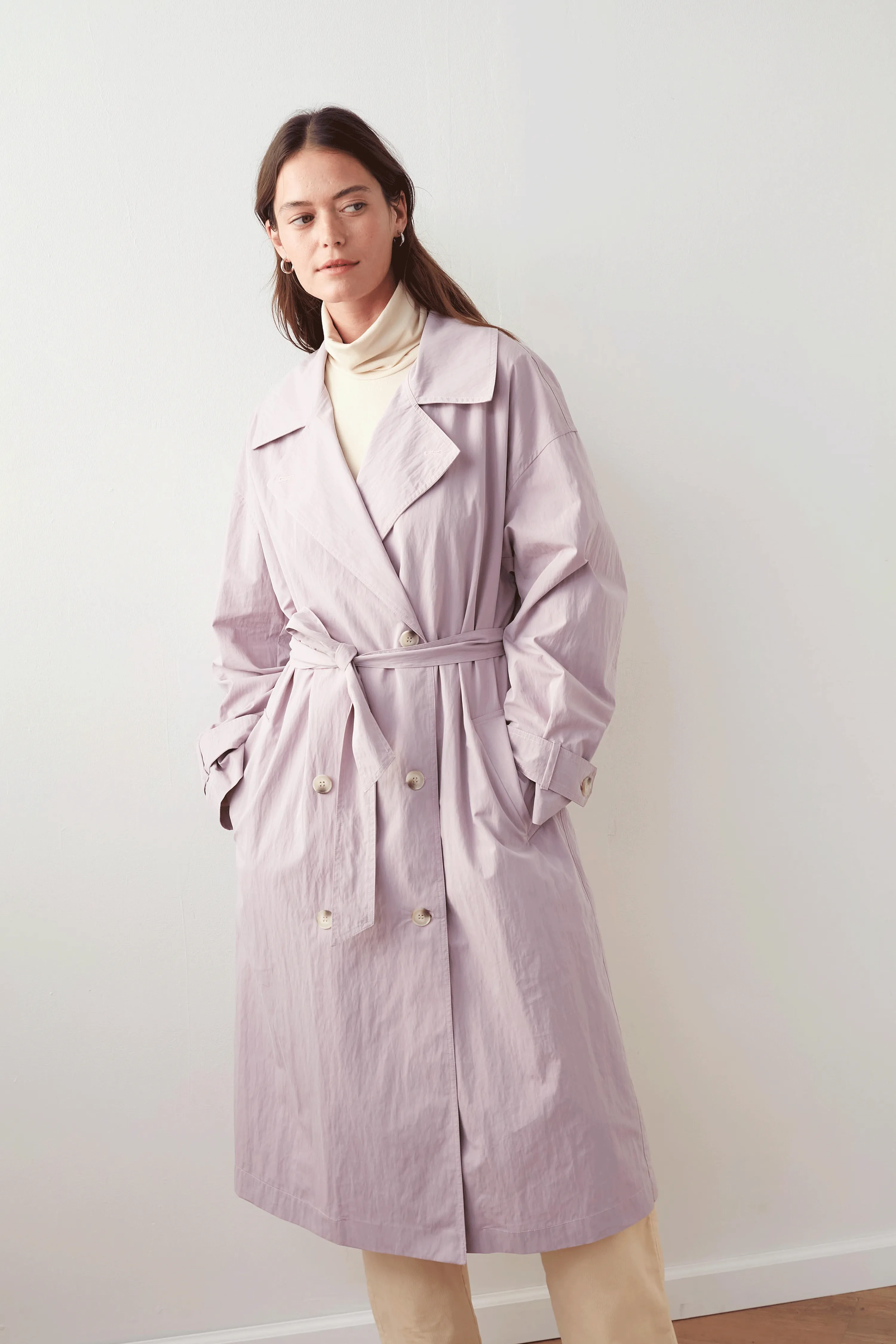 ANY-TIME TRENCH COAT LAVENDER
