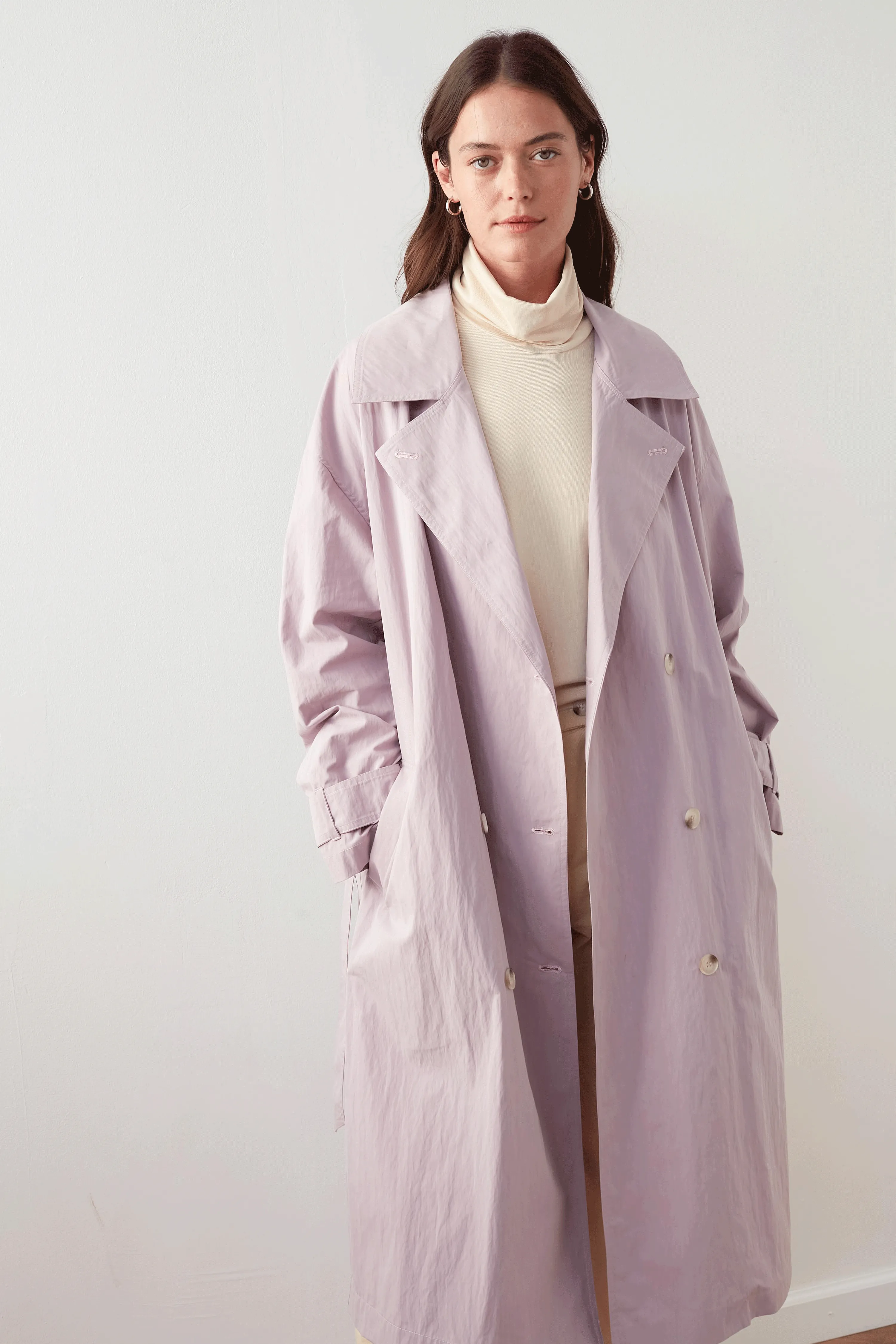 ANY-TIME TRENCH COAT LAVENDER