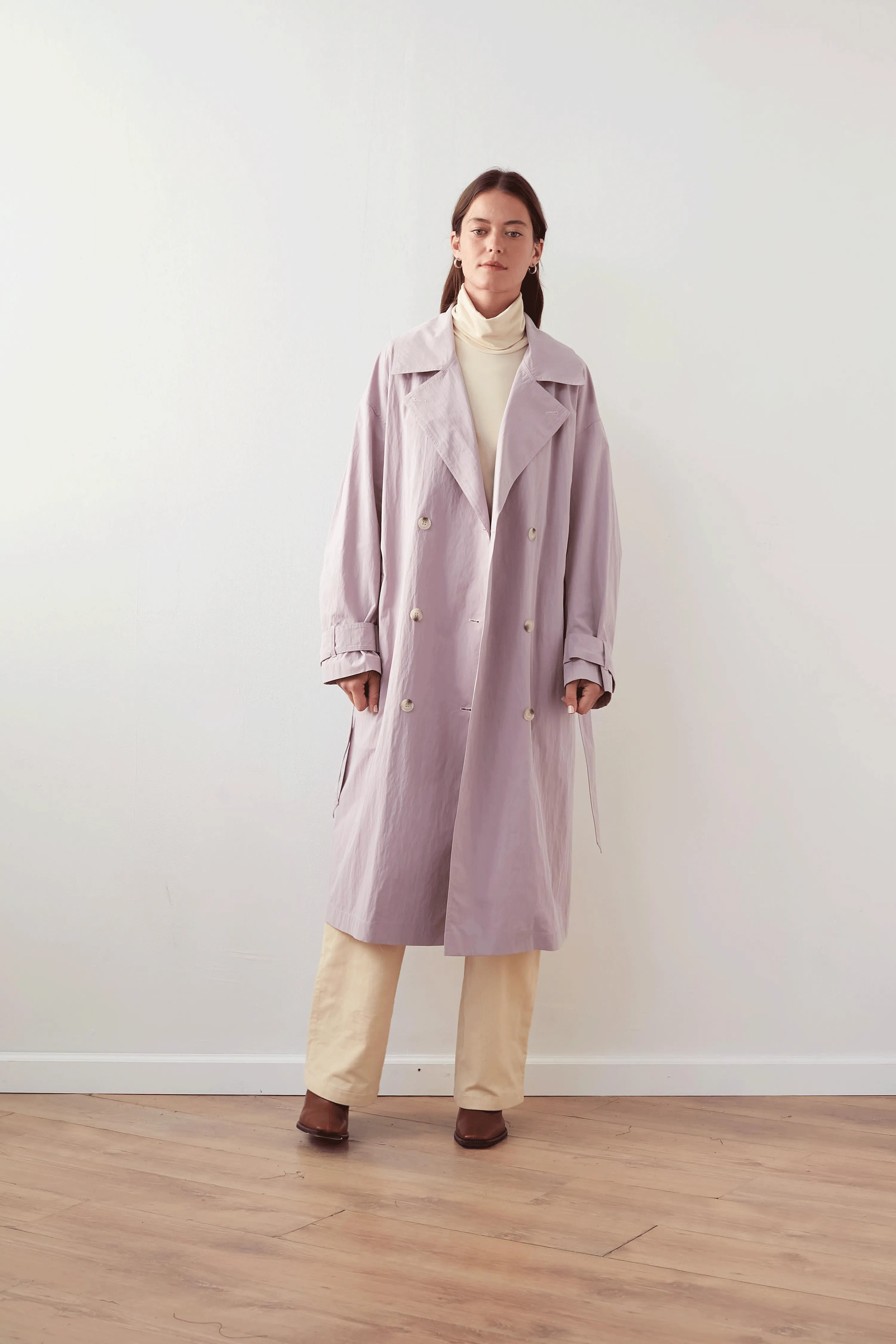ANY-TIME TRENCH COAT LAVENDER