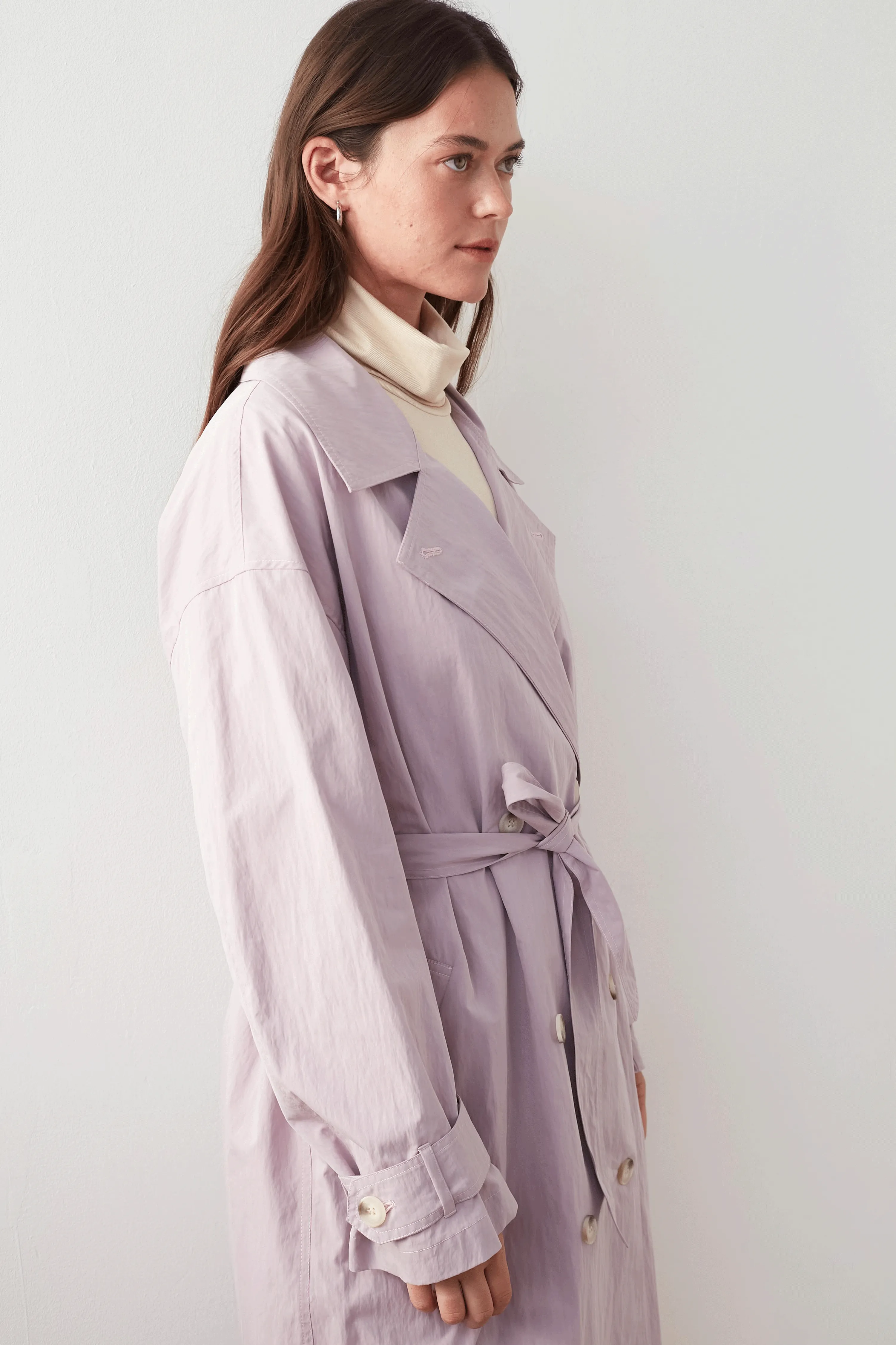 ANY-TIME TRENCH COAT LAVENDER