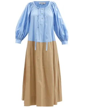 Blue Frankie Ruched Dress