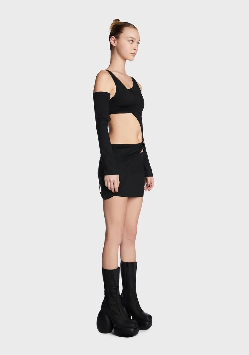 Bound By Time Dress And Gloves Set