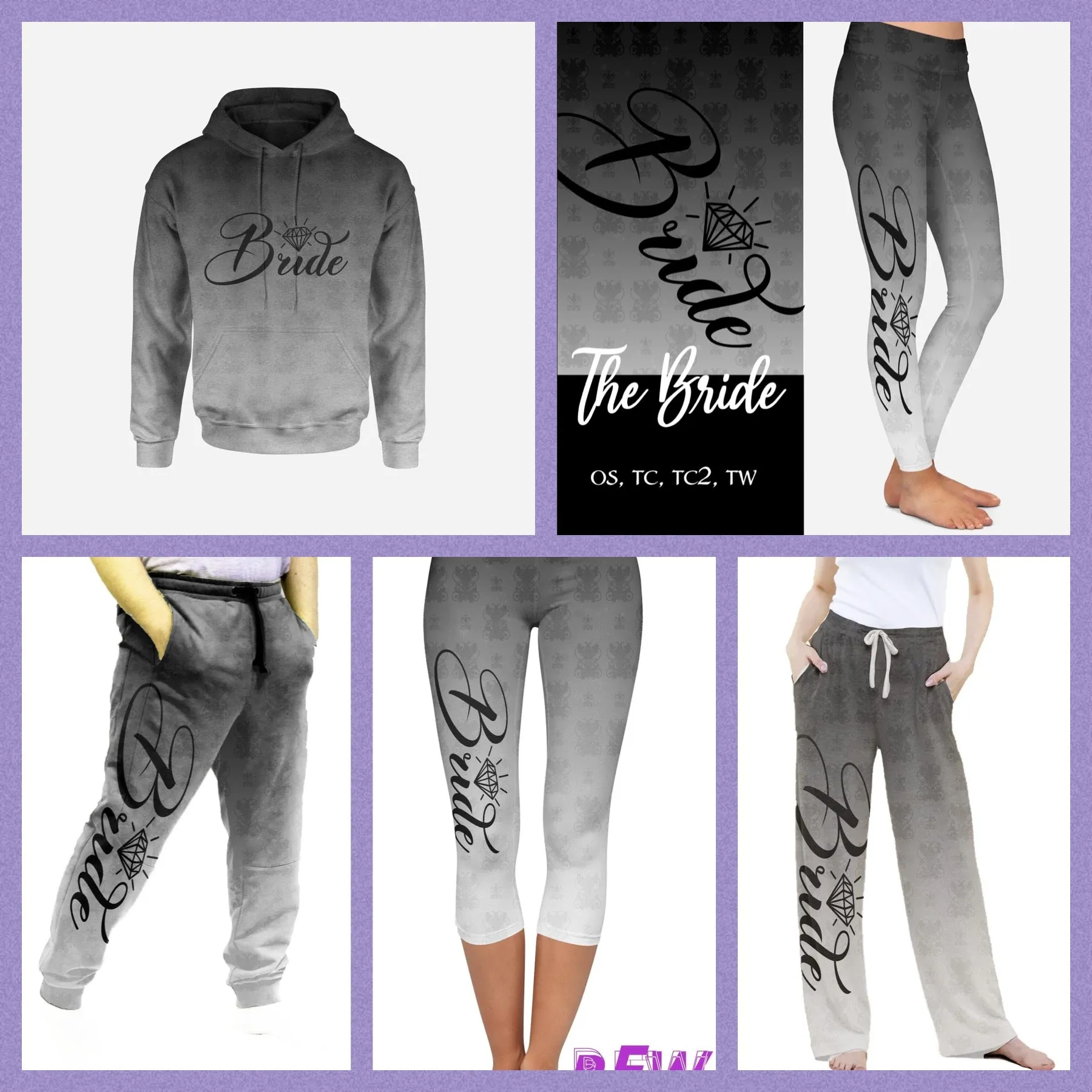 Bride Hoodies, Leggings and Capris
