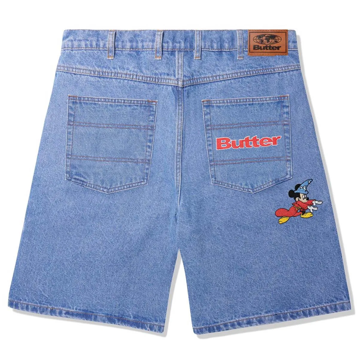 Butter Goods - Sorcerer Baggy Denim Shorts Washed Indigo