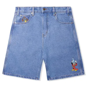 Butter Goods - Sorcerer Baggy Denim Shorts Washed Indigo