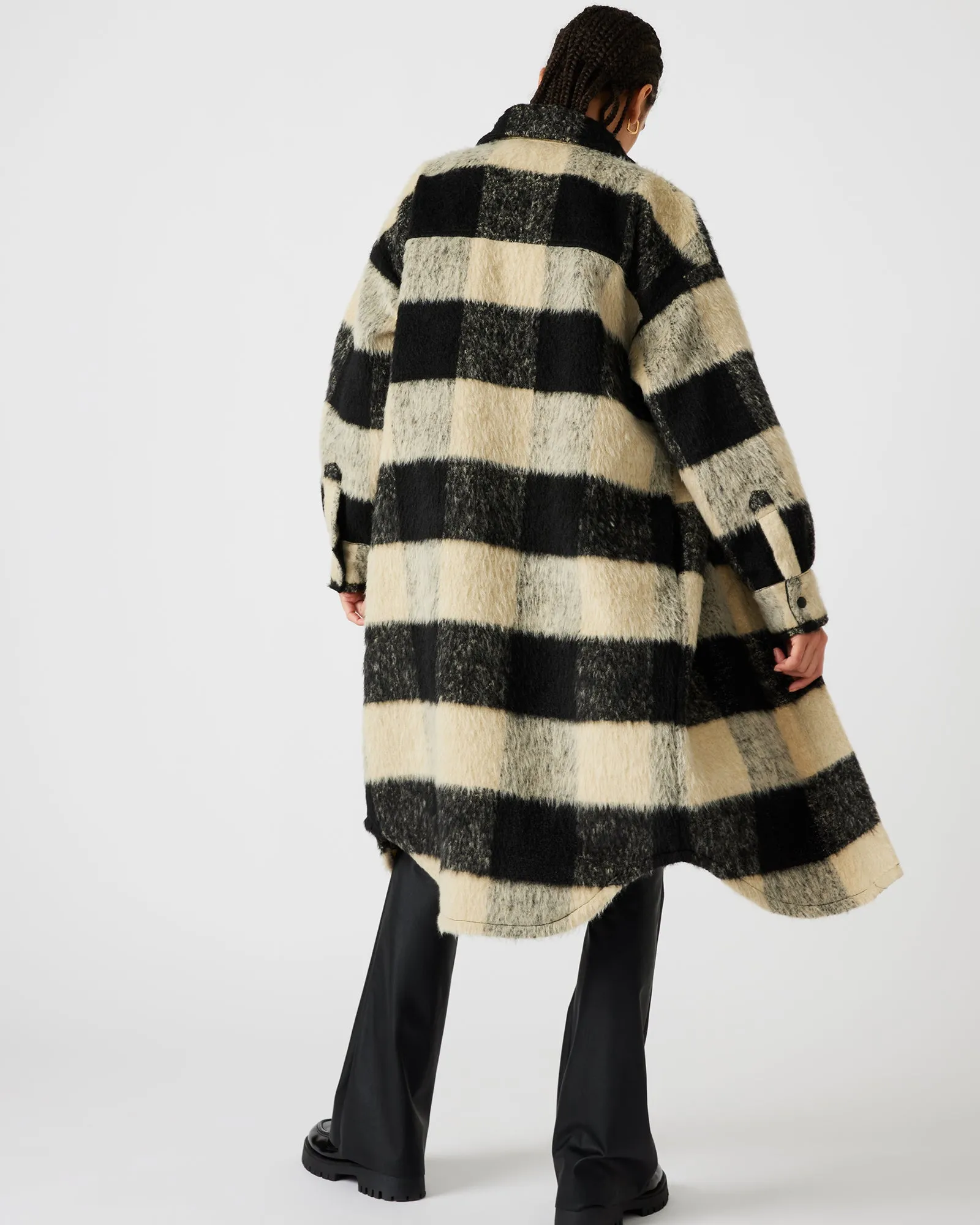 CHLOE SHIRT JACKET BLACK MULTI