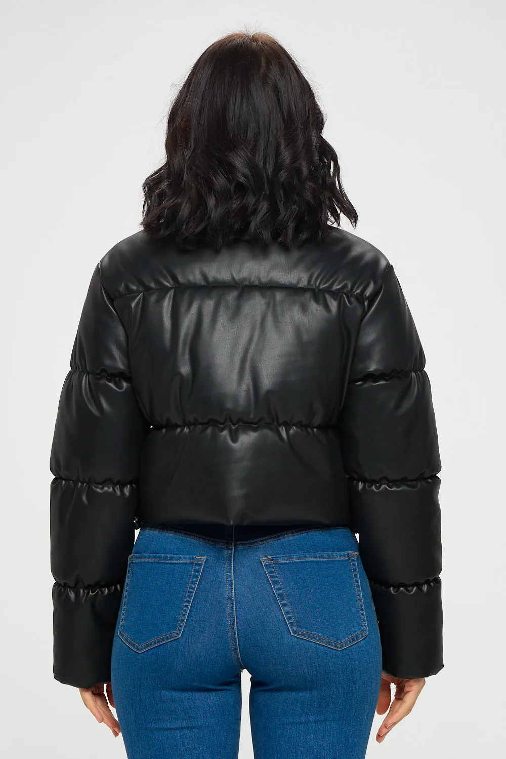 CiSono PU Leather Bomber Jacket
