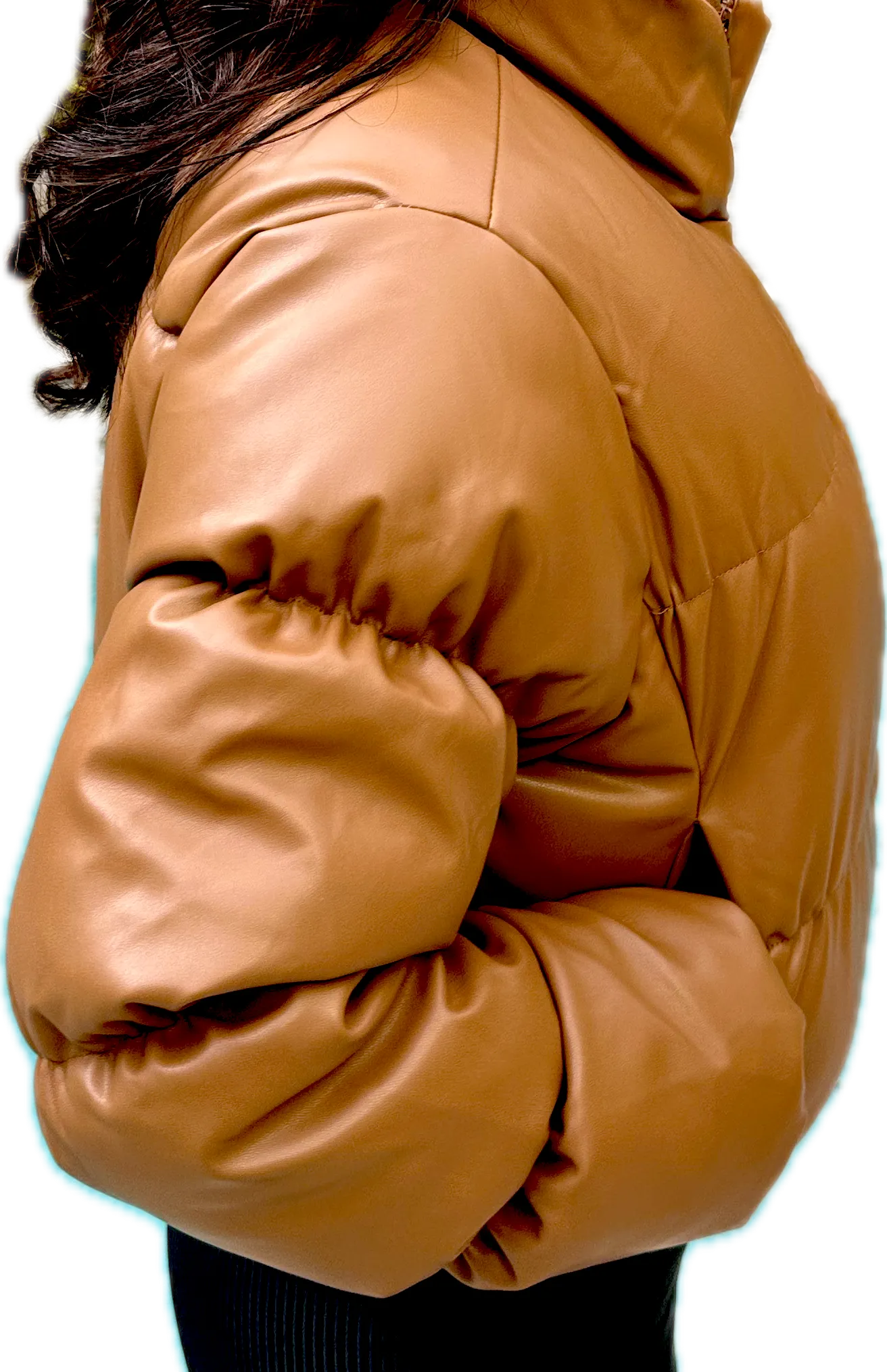 CiSono PU Leather Bomber Jacket