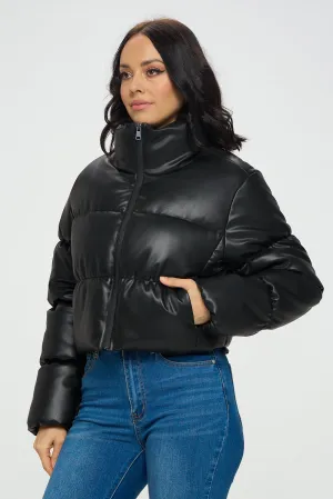 CiSono PU Leather Bomber Jacket