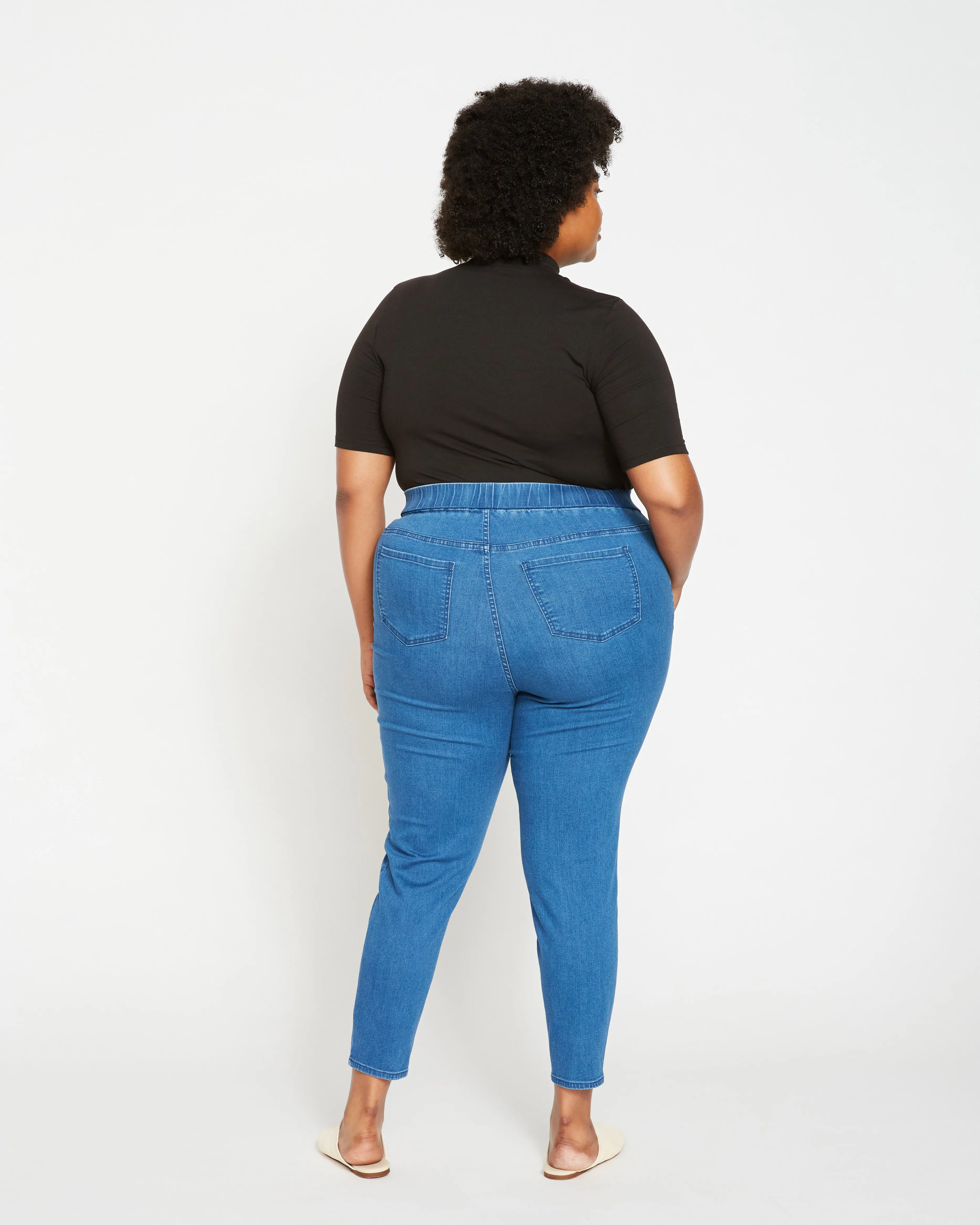ComfortDenim Dont Call Them Jeggings - Classic Blue