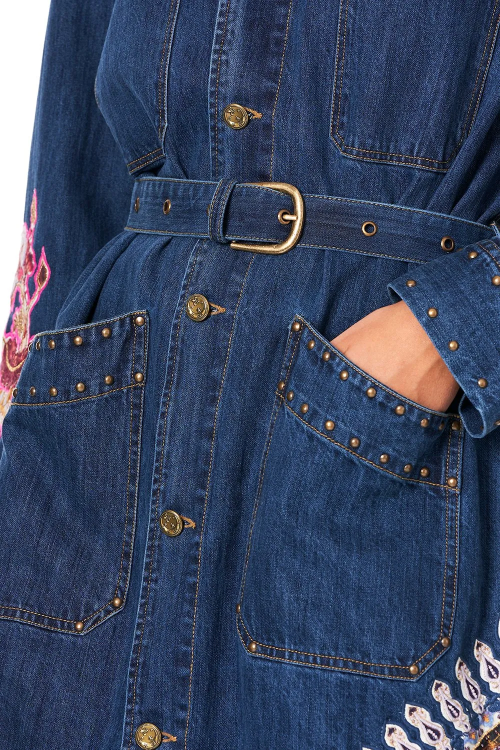 DENIM TRENCH COAT DEUGHTER'S DESTINY