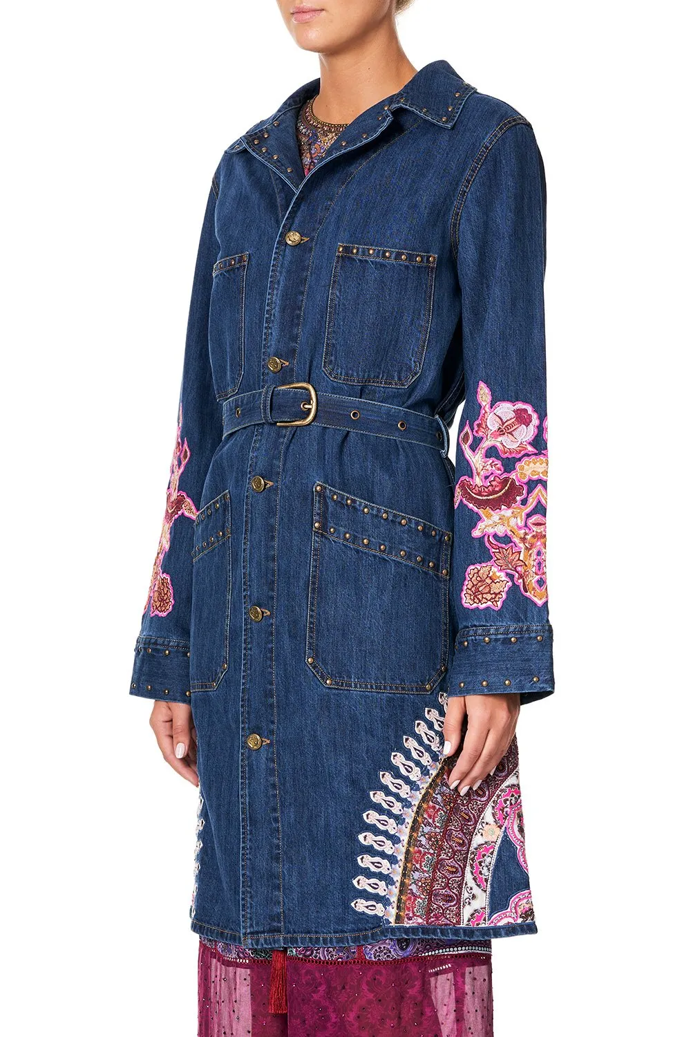 DENIM TRENCH COAT DEUGHTER'S DESTINY