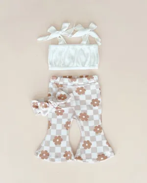 Flare Set | Latte Daisy