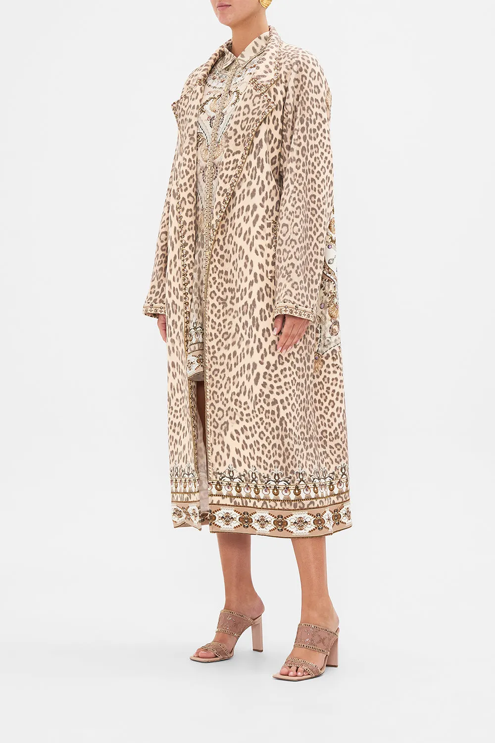 FLEECE TRENCH COAT GROTTO GODDESS