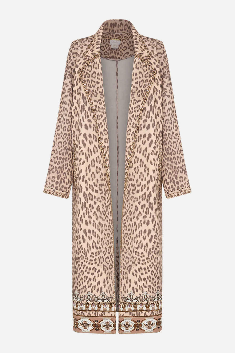 FLEECE TRENCH COAT GROTTO GODDESS