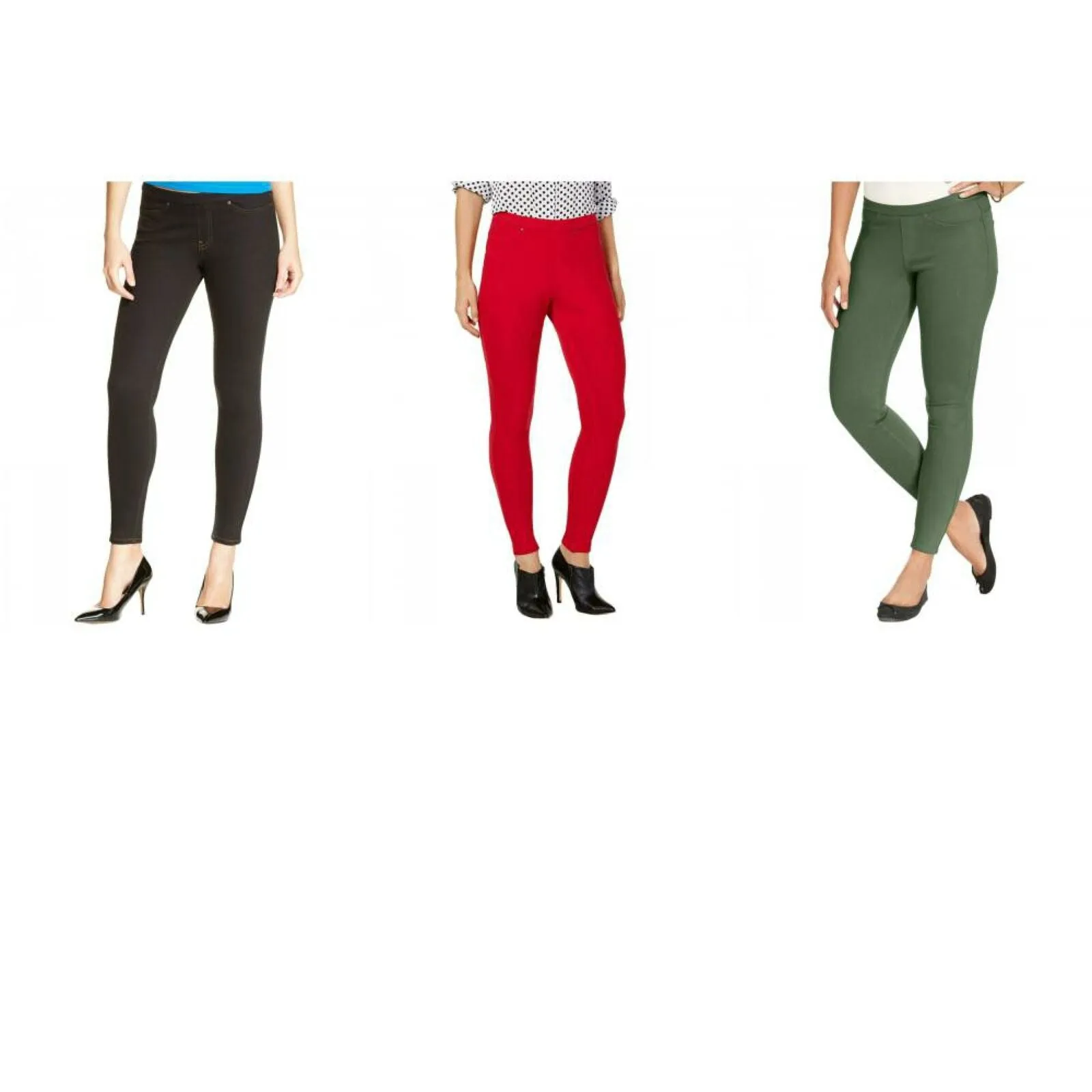 HUE Women's Original Denim Leggings Pants. U13360H