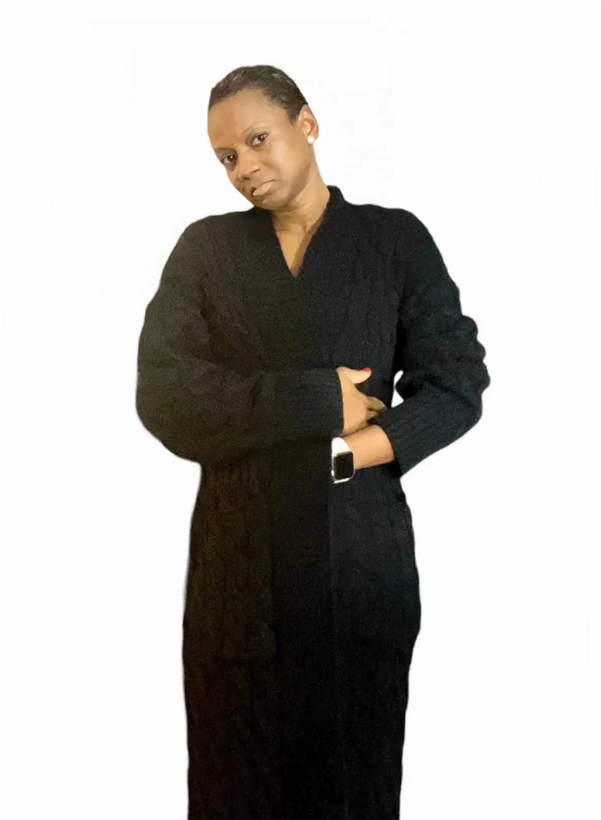 I’m Model Cable Knit Lounge Cardigan