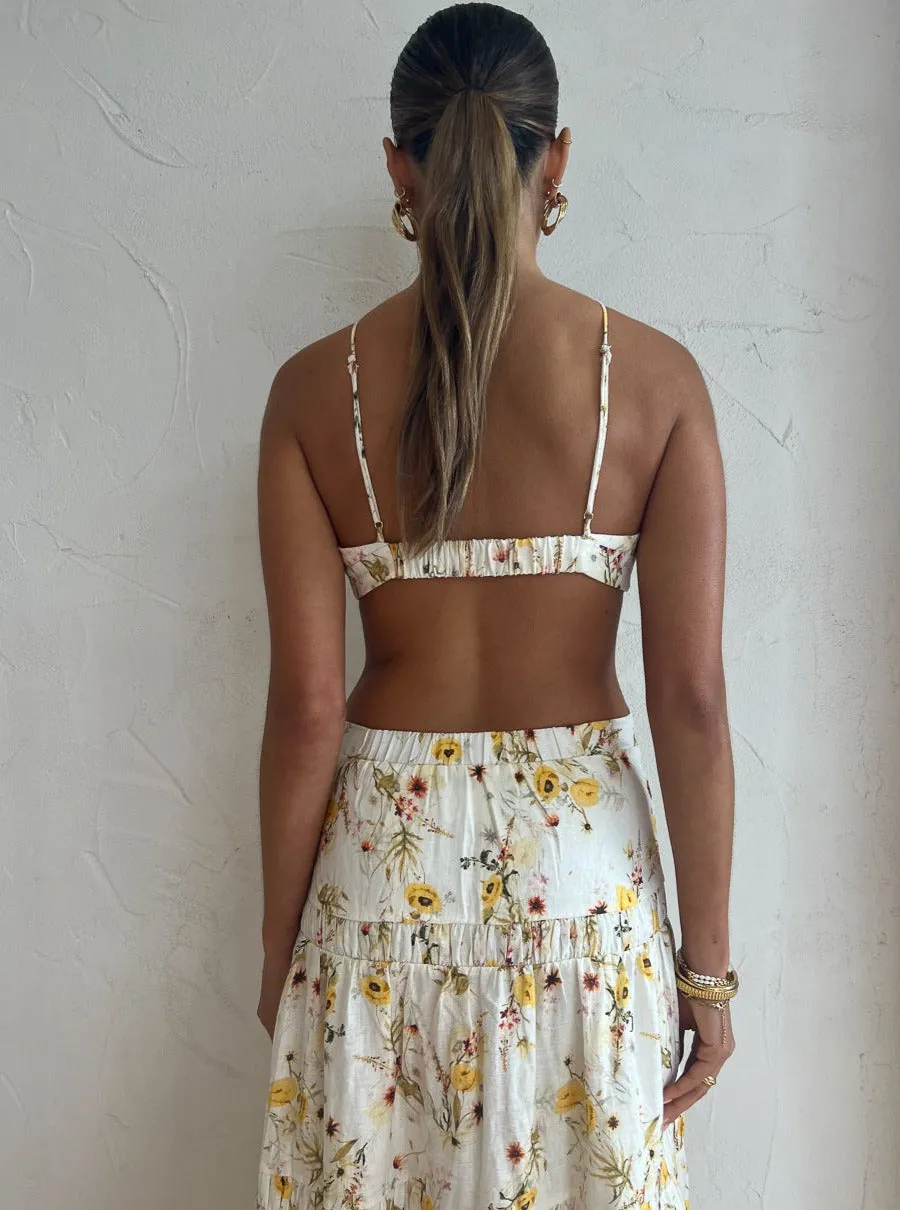 Issy Maypole Dress in Yellow Poppy