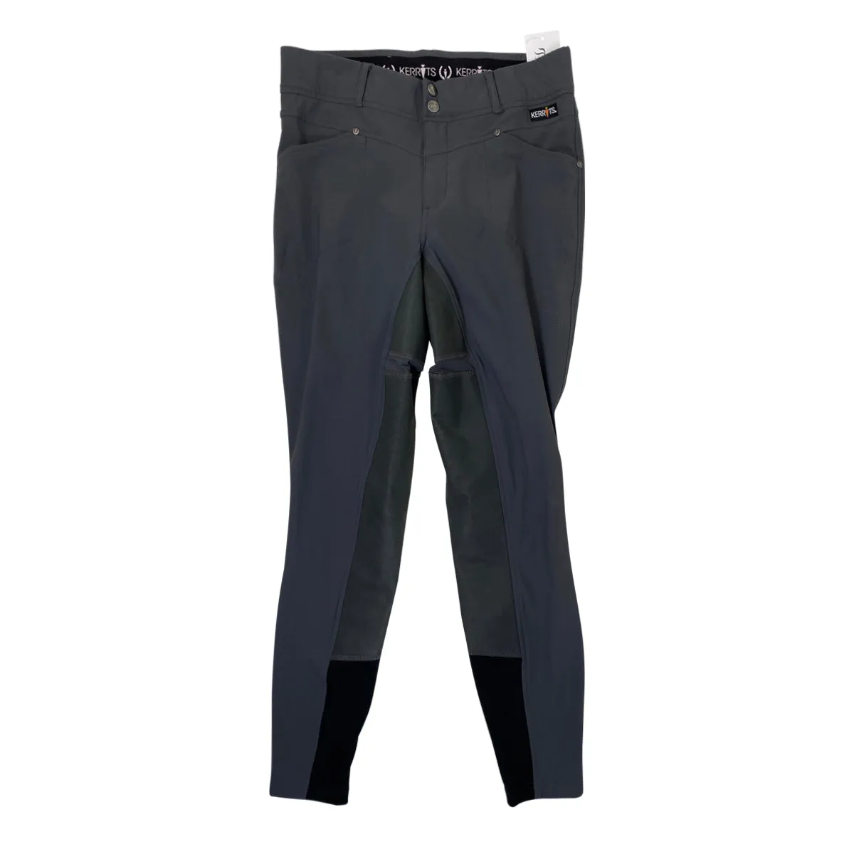 Kerrits 'Crossover' Full Seat Breeches in Grey - Women's Large