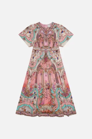 KIDS RELAXED SHIRRED WAIST DRESS 12-14 LETTERS FROM THE PINK ROOM