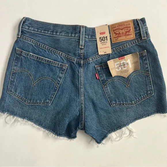 Levi’s 501 Cutoff Distressed Denim Shorts