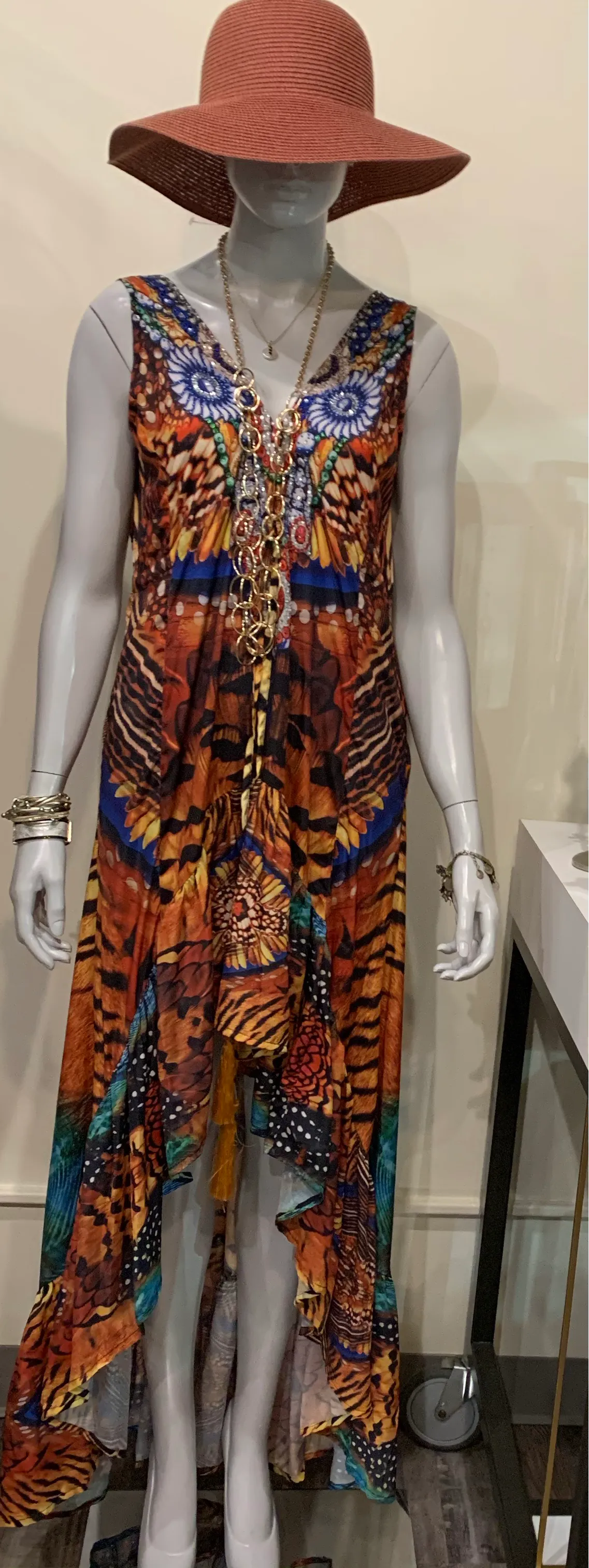 Maxi Embellished Dress Women