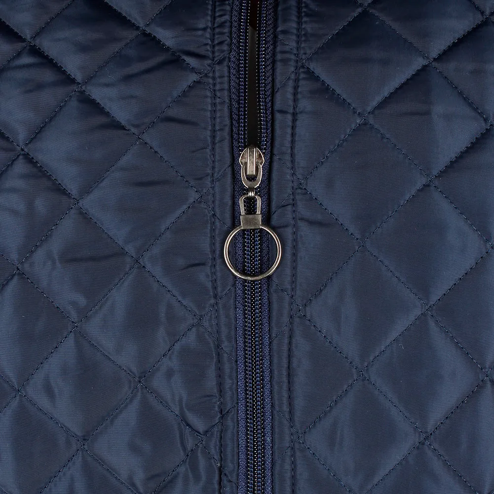 Maximos Men's Jason Zip Up Front Pocket Quilted Bomber Jacket