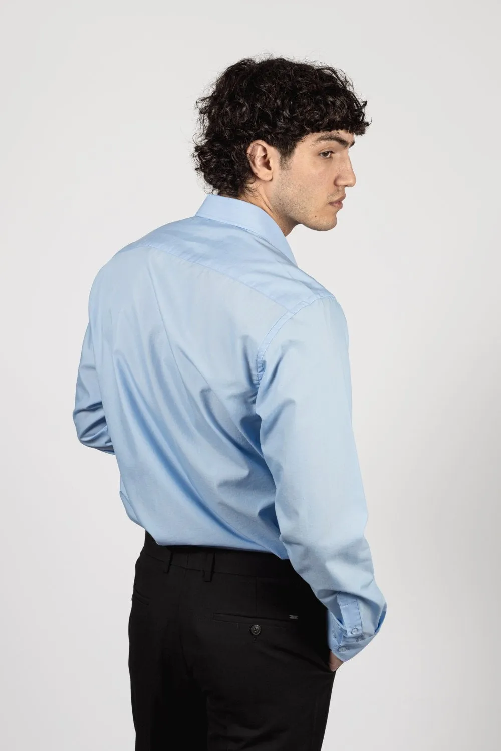 Miatti Blue Long Sleeve Shirt