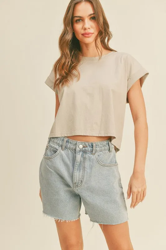 Moxie Cuffed Top
