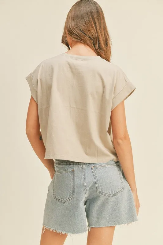 Moxie Cuffed Top