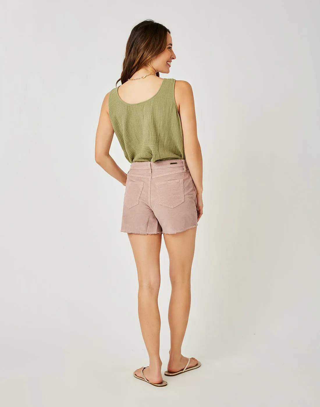 Oahu Hi Rise 4" Short: Fawn