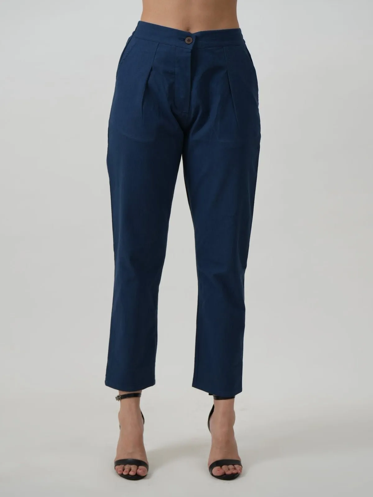 Organic Cotton Solid Jessica Shirt with Trousers Co-ord Set