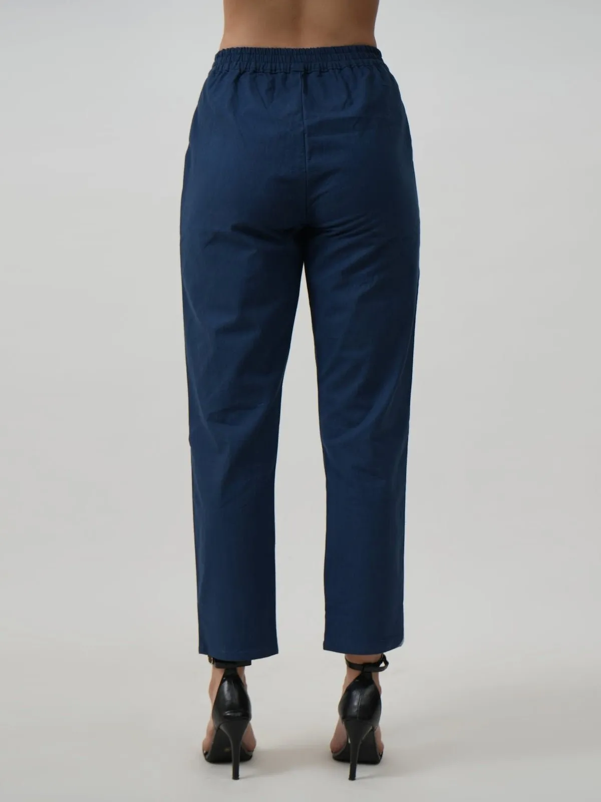 Organic Cotton Solid Jessica Shirt with Trousers Co-ord Set