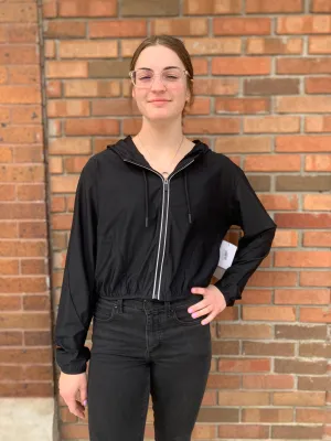 Packable Windbreaker With Hood