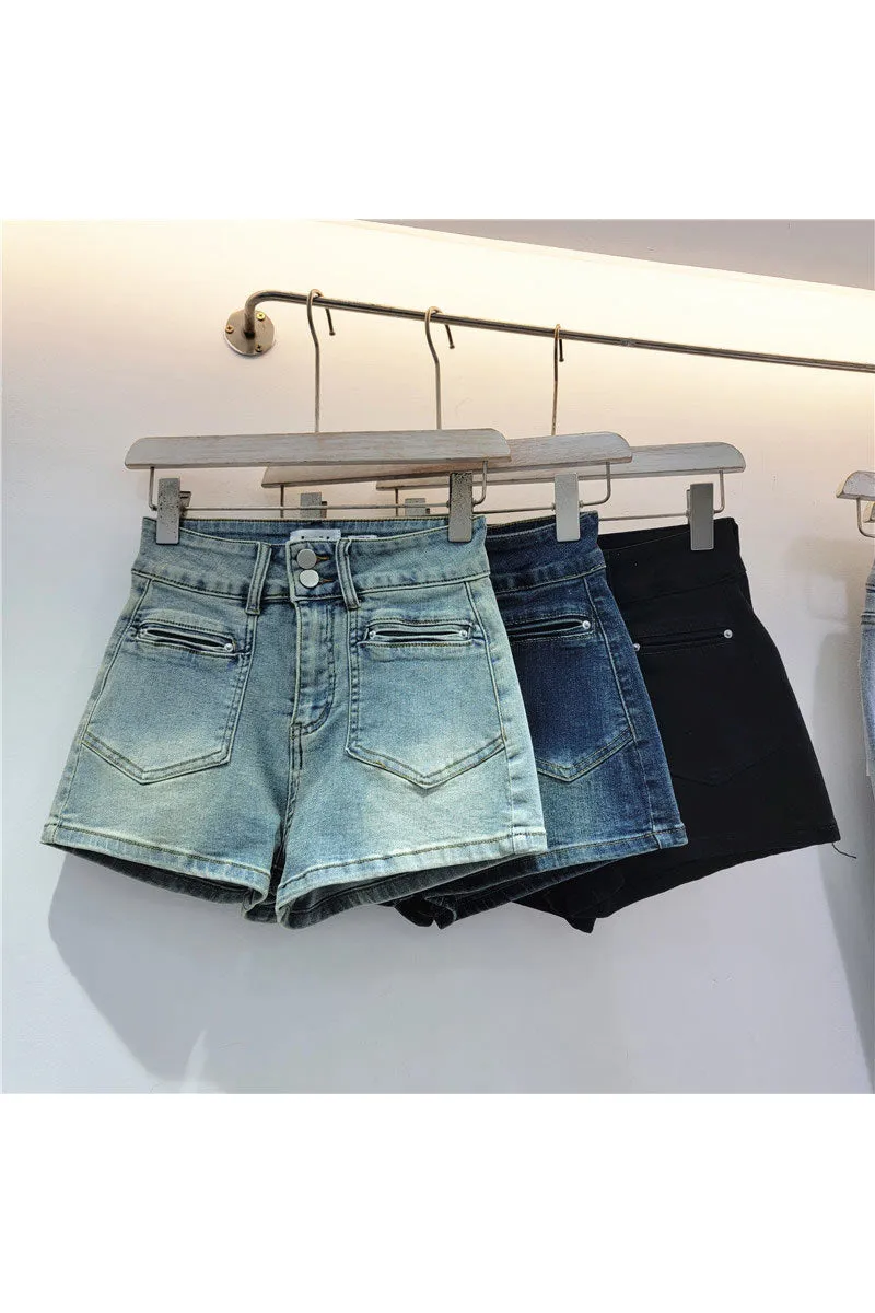 PM0520 Stretch Denim Shorts