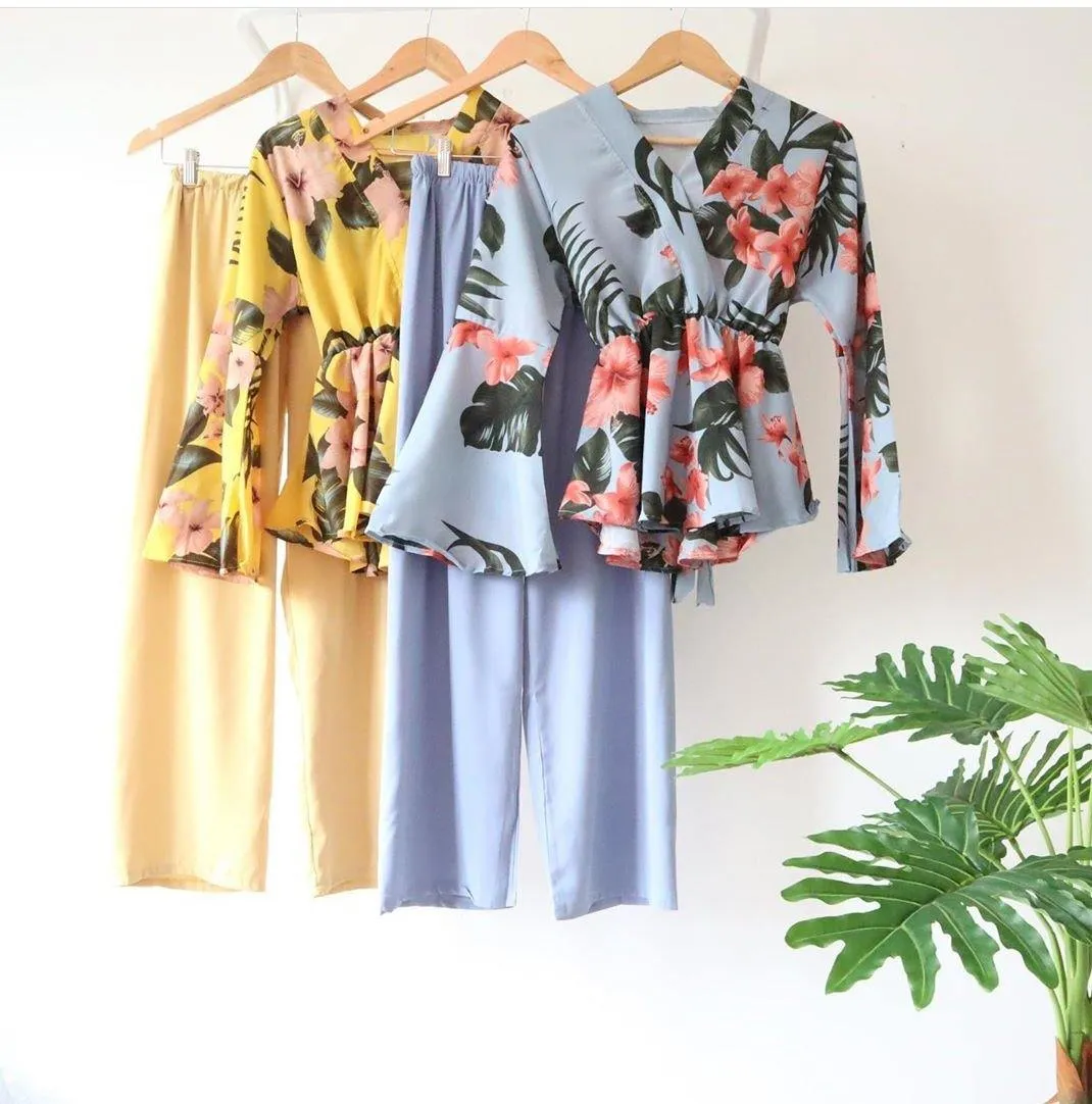 Printed peplum Top - Zahrah