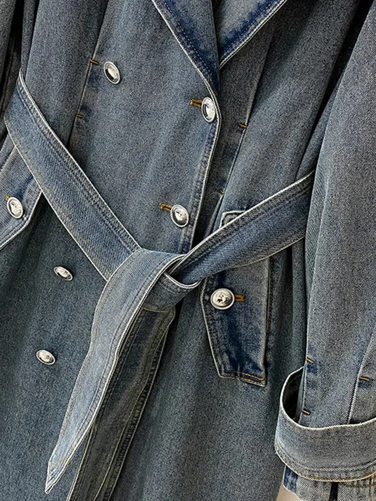 Queen Denim Coat Jacket