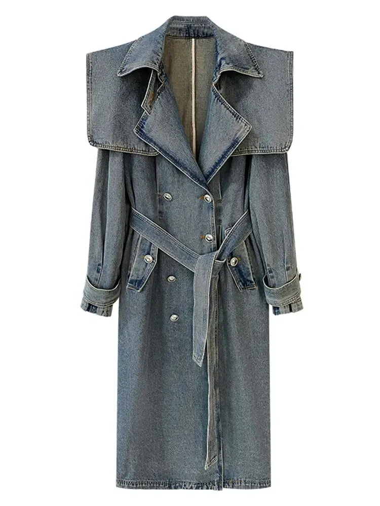 Queen Denim Coat Jacket
