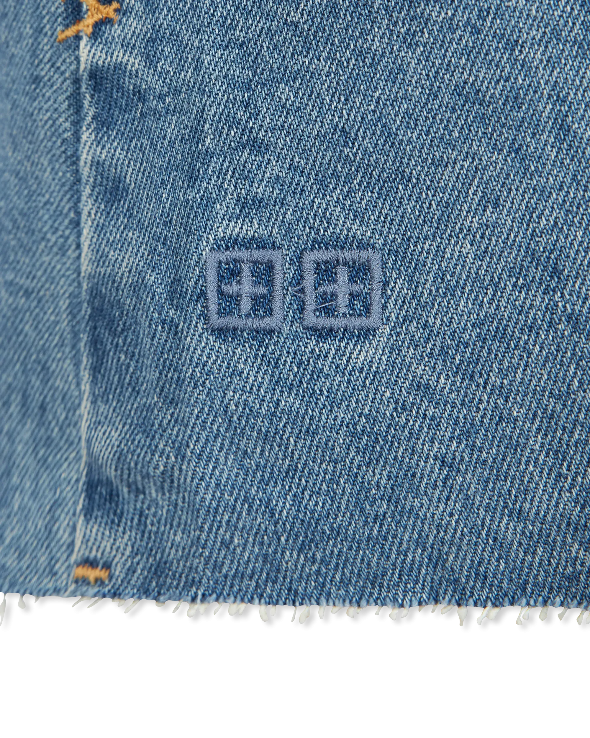 Rap Denim Asymmetrical Mini Ksubi Skirt