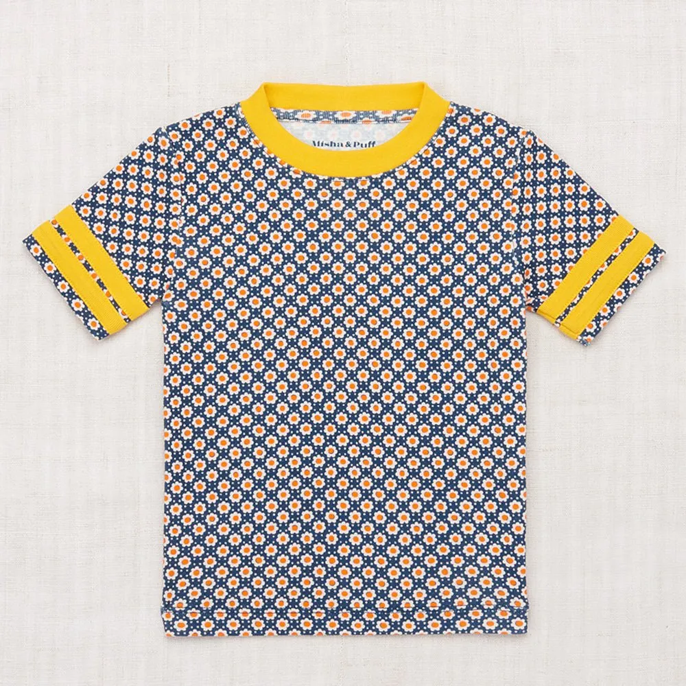 Rec Tee in Moonlight Flower Dot by Misha & Puff