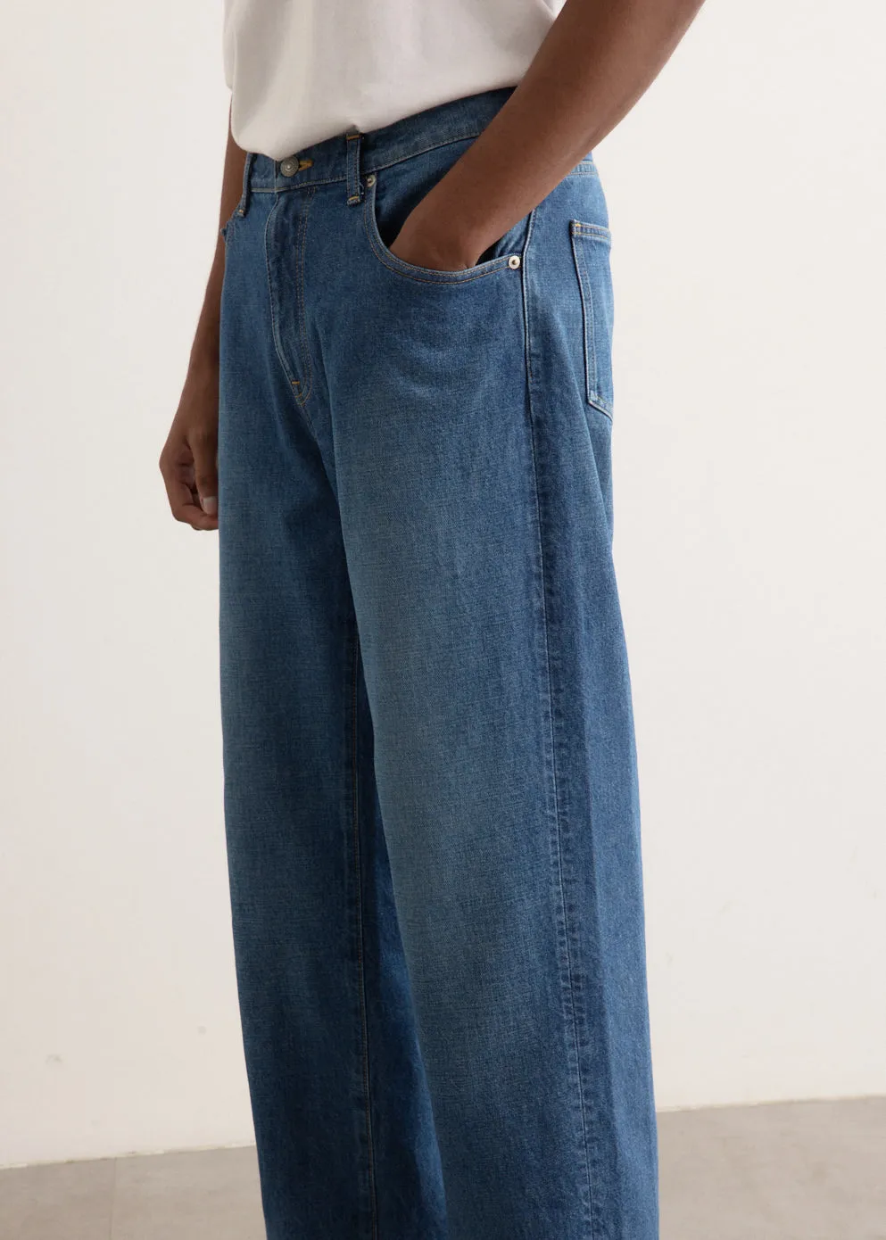 Relaxed Denim Pants