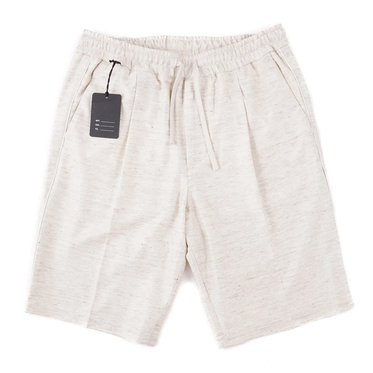 Sartorio Cotton-Linen Drawstring Shorts