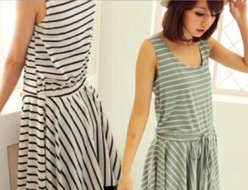 Shoppy Fashionable Striped Dress