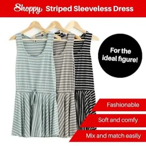 Shoppy Fashionable Striped Dress
