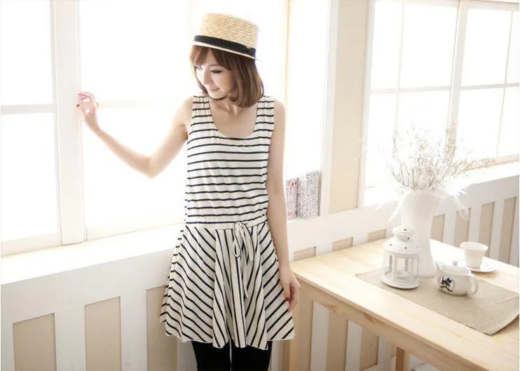 Shoppy Fashionable Striped Dress