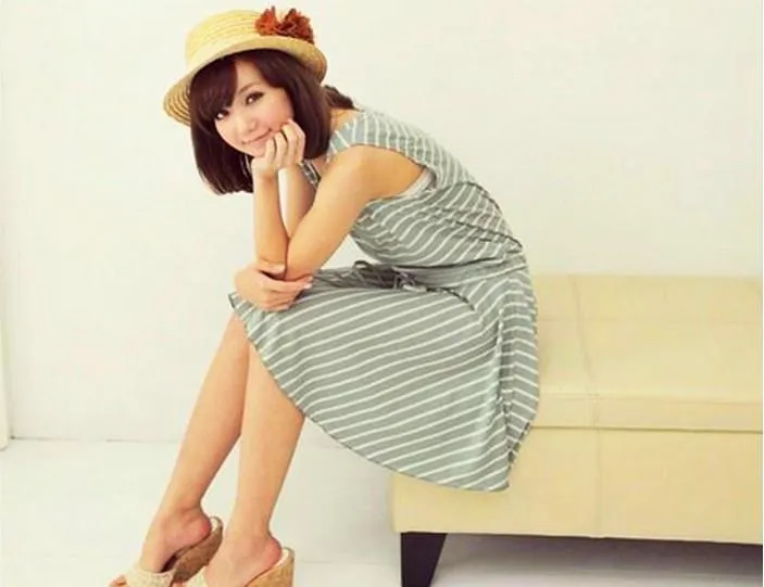 Shoppy Fashionable Striped Dress