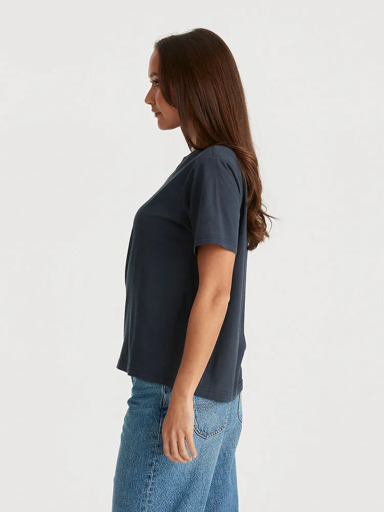 since 89 tee - washed navy